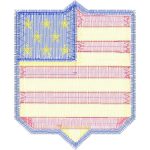 American Flag Emblems Design SI1369
