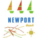 Newport Beach Emblems Design SI1376