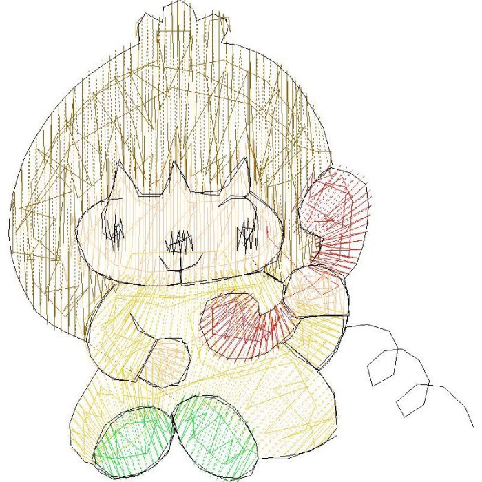 Girl on the Phone Children Design SI0736 - Image 1