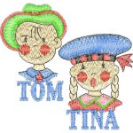 Tom and Tina Children Design SI0740