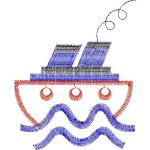 Boat Sailing Children Design SI0747