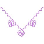 Butterfly Necklines Design SI3714