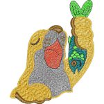 Seal Catching Fish Children Design SI0750