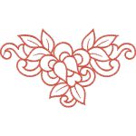 Flower Necklines Design SI3718