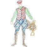 Horse Riding Design SI4416