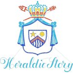 Heraldic Story Emblems Design SI1385