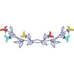 Flower Necklines Design SI3724