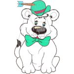 Darts Dog Mascots Design SI2443