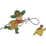Cowboy Mascots Design SI2447