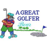 Golf Bear Mascots Design SI2453