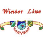 Winter Line Emblems Design SI1406