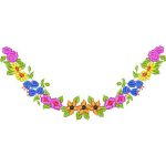 Flower Necklines Design SI3732