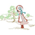 Girl Children Design SI0818