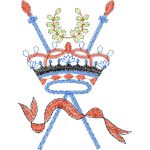 Crown Emblems Design SI1418
