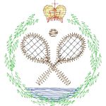 Tennis Emblems Design SI1420