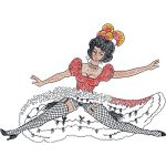 Woman Dancing Design SI4048