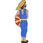 Man on the Beach Nautical Design SI3354