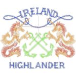Ireland Highlander Emblems Design SI1426