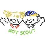 Boy Scout Children Design SI0862