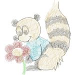 Raccoon Children Design SI0865