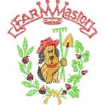 Farm Master Dog Emblems Design SI1463