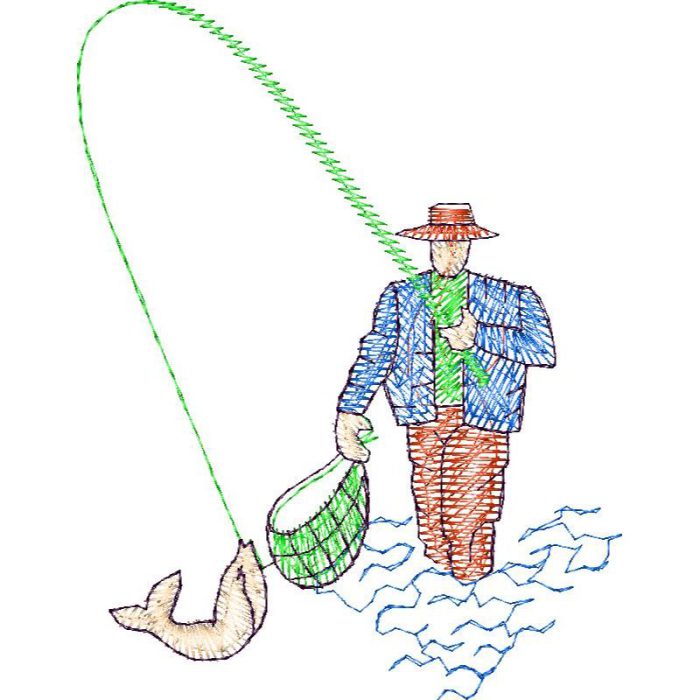 Fisherman Design SI4464 - Image 1