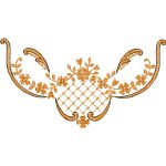 Flower Necklines Design SI3754