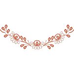 Flower Necklines Design SI3755