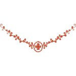 Flower Necklines Design SI3756