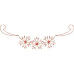 Flower Necklines Design SI3758