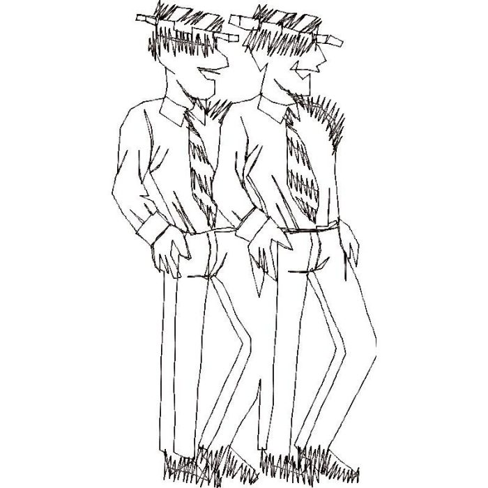 Two Men Design SI4064 - Image 1