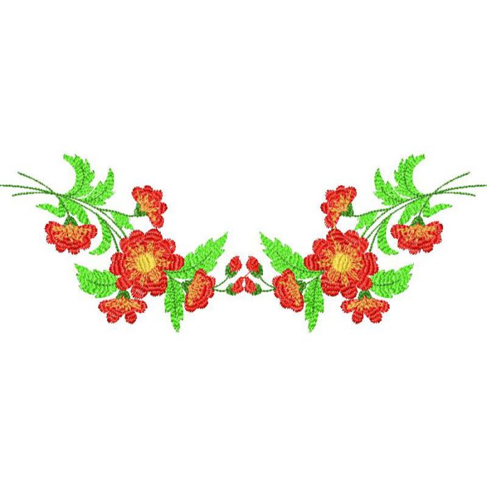 Flower Necklines Design SI3766 - Image 1