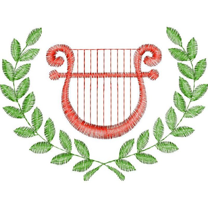 Harp Emblems Design SI1485 - Image 1