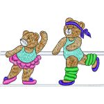 Bears Dancing Children Design SI0899