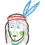 Indian Man Design SI4069