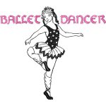 Ballet Dancer Design SI4074