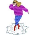 Ice Skater Design SI4485