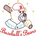 Baseball Bear Mascots Design SI2463