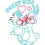 Rabbits Sweet Kiss Children Design SI0925