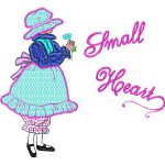 Girl Small Heart Children Design SI0926