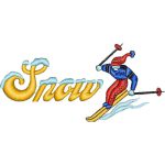 Snow Skier Design SI4489