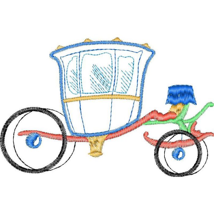 Horse Carriage Design SI4629 - Image 1