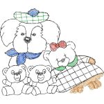 Dog with Bears Children Design SI0951