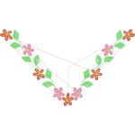Flower Necklines Design SI3784