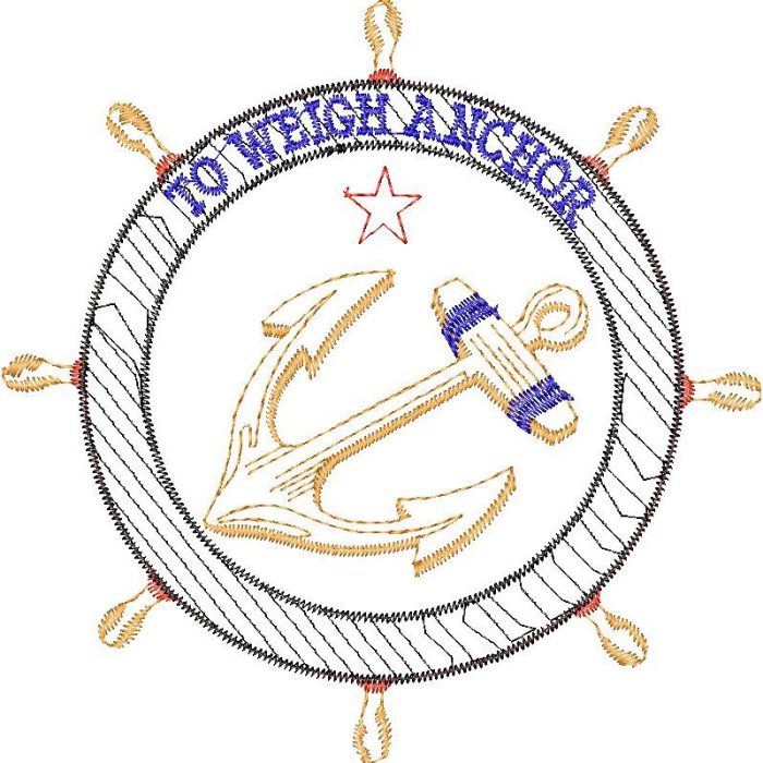 To Weigh Anchor Nautical Design SI3508 - Image 1
