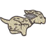 Dog Running Children Design SI1025