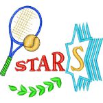 Tennis Stars Design SI4517