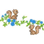 Squirrels Children Design SI1036