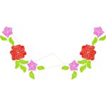 Flower Necklines Design SI3796