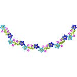 Flower Necklines Design SI3800